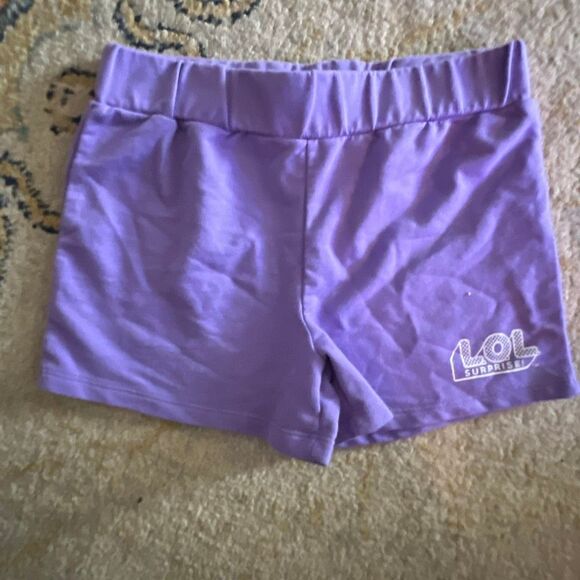 LOL Surprise Girls Shorts – Purple – Size 7 - Picture 1 of 3